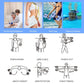 Water exercise guide with illustrated floating foam dumbbells and handle icons