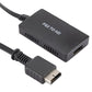 PS2 to HDMI converter with vented sides and HDMI output connector