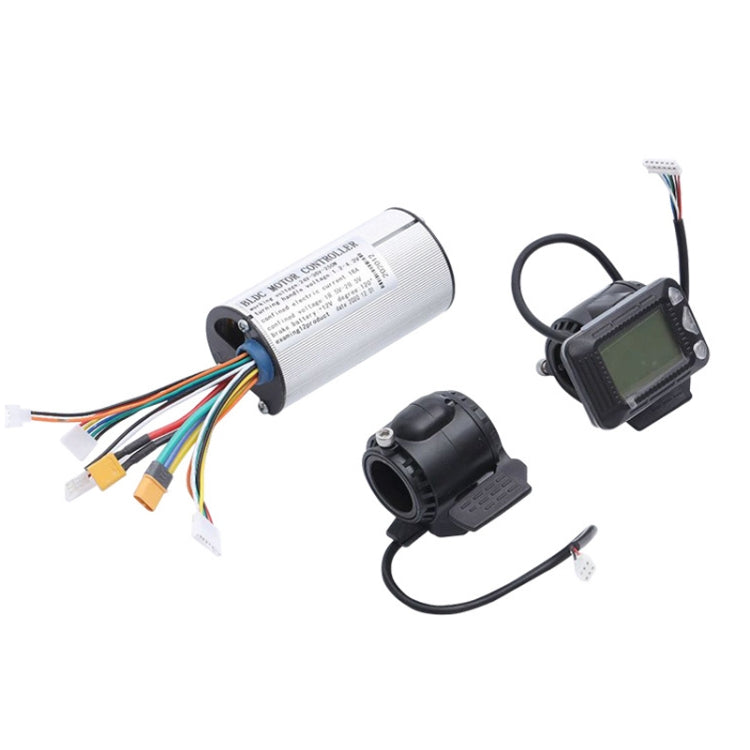Scooter controller main board with wiring harness, connectors, and power cable
