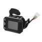 Black scooter LCD display control housing with mounted bracket and attached cable