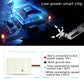Steering wheel remote control box with wired connector for vehicle power