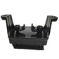 Black motorcycle rectifier/regulator base with connector terminals and mounting posts