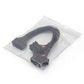 16-pin OBD2 extension cable set in clear bag, braided harness with connectors