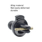 Round vent mount base with metal stem connector and phone holder arm, black.