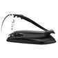 Black suction cup phone holder with extended adjustable arm and cradle