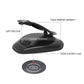 Black phone holder showing faux leather pattern pad and glue suction cup base