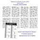 Bathroom & beauty script label mega set with 8-sheet reference layout and label list