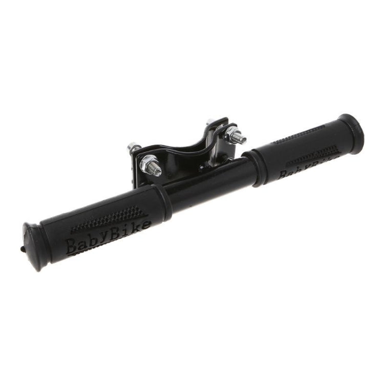Black fixed armrest handlebar attachment with clamp brackets