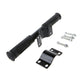 Black armrest rod riser bracket with included bolts and mounting plate