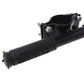 Black armrest rod riser sleeve with clamp hardware for scooter handlebar