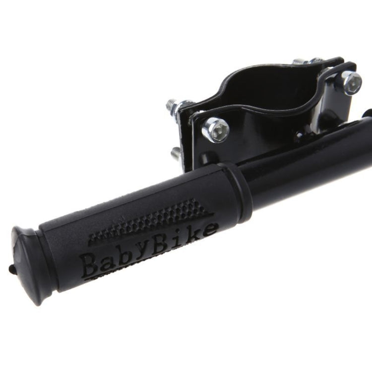 Black armrest rod riser sleeve with clamp hardware for scooter handlebar