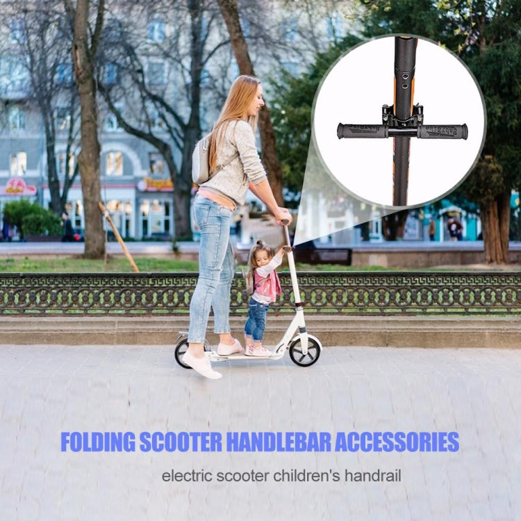 Children electric scooter handlebar armrest rod riser attachment