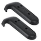 Set of two dark gray scooter front fork protection covers with mounting holes