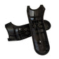 Plastic front fork protection cover interior backing with molded compartments and holes