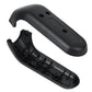 Black front fork protection cover with open underside and molded mounting tabs