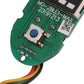 Electric scooter digital display instrument circuit board with blue button and QR label