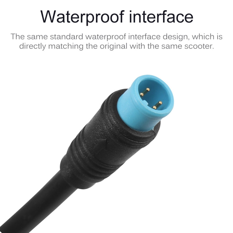 Electric scooter digital display instrument waterproof connector cable plug