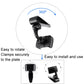 Black rotating phone holder mount with clamp and swivel mechanism