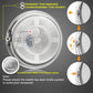 Motorcycle handlebar clock battery compartment close-up with button cell view