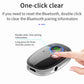 Car Bluetooth audio receiver with one-click reset button and touch control