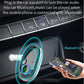 Car Bluetooth audio receiver connected to car AUX with smartphone for music playback