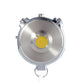 Metal stopwatch back housing with yellow button and side clips