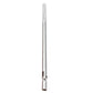 Steel-handled tire valve lever tool with metal threaded end