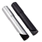 Black and silver handlebar height riser adapters, 160mm length, wedge clamp ends