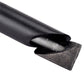 Black height riser adapter end with threaded bolt and wedge clamp