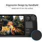 Black silicone case with raised non-slip dots near joystick and buttons for handheld