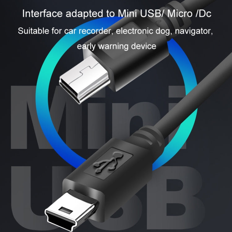 USB mini to Micro/Dc adapter cable with two connector ends
