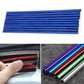 Blue U-shaped electroplating vent strips, 10-piece set