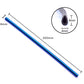 Blue U-shaped vent strip with end profile, about 200mm long