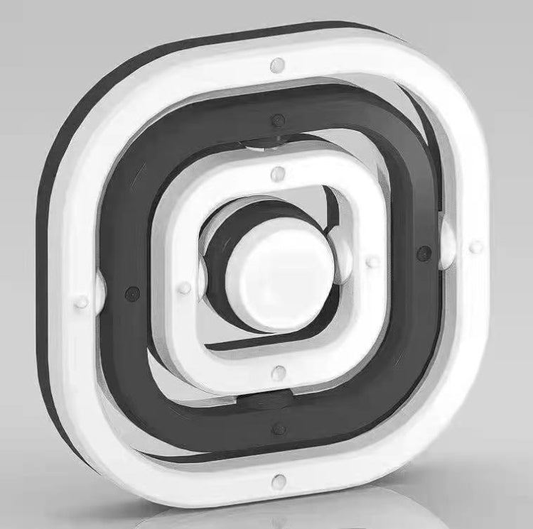 Fingertip decompression flip toy, black and white square frame detail