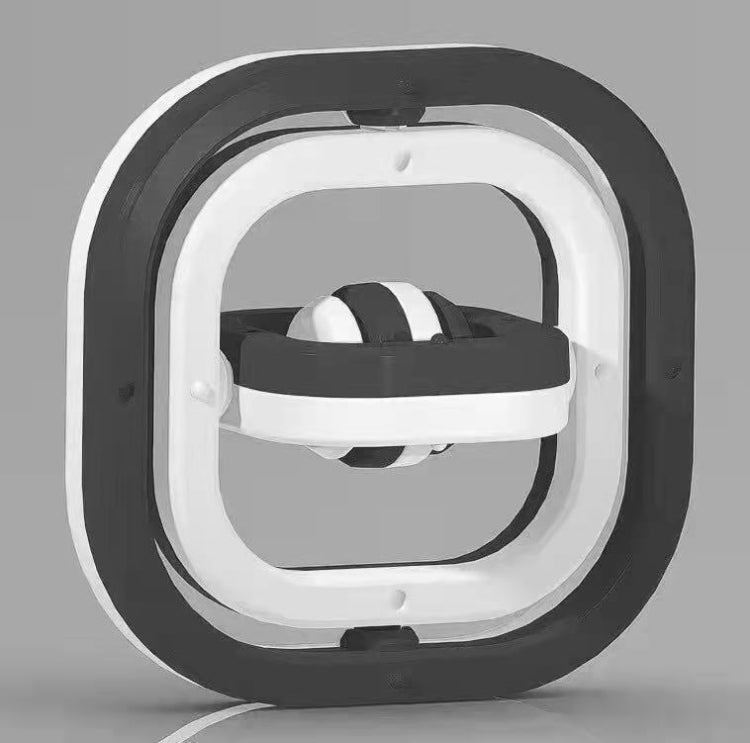 Fingertip decompression flip toy, black and white frame, side view