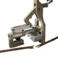 Grafting machine cutter frame with blade holder, silver and gray components