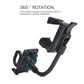 360-degree rotating car phone holder clamp with adjustable phone cradle