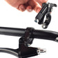 Front fork mounting bracket for bicycle wire controller with cable and connector