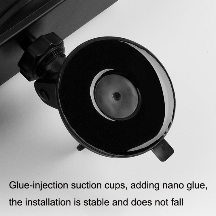 Suction cup mount for rearview mirror attachment with circular base