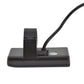 Electric bicycle dashboard base with side power connector and thick cable