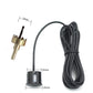 Wired sensor probe with mounting hardware and long cable