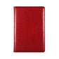 PU leather thick notebook cover, red, plain with stitched edges