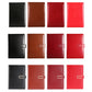 PU leather notebook covers in multiple colors with buckle straps