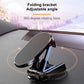 Adjustable folding magnetic navigation bracket with rotating base and dark mount