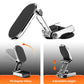 Foldable magnetic navigation bracket in silver with adjustable height and tilt