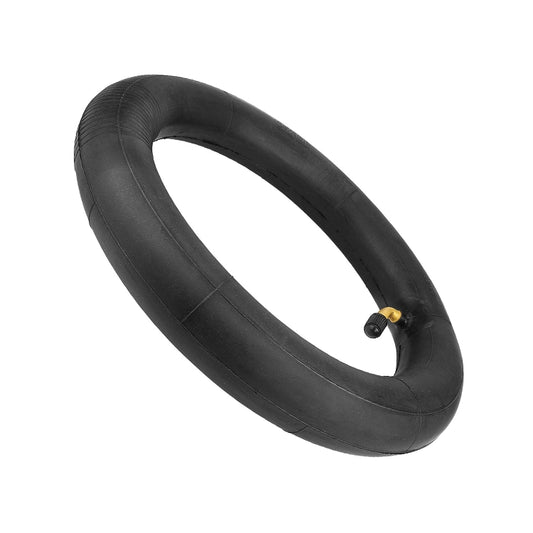 10-inch electric scooter inner tube with bent mouth valve, black rubber