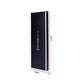 Black watch strap insert packaging box, slim rectangular outer with size markings