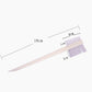 White double-sided groove cleaning brush with stiff bristles and pointed handle