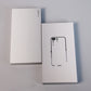 White phone case set boxes with phone outline print