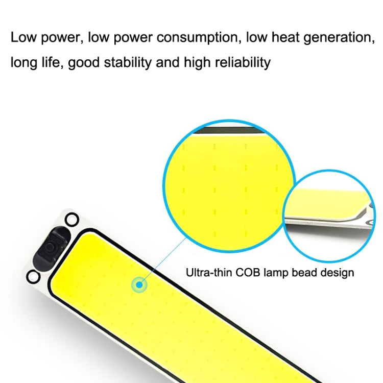 COB LED reading light with ultra-thin COB lamp bead panel and round control